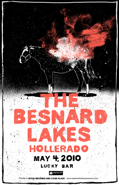 The Besnard Lakes, Hollerado @ Lucky Bar May 4 2010 - May 7th @ Lucky Bar