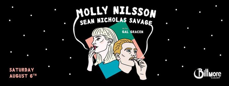 Molly Nilsson, Sean Nicholas Savage, Gal Gracen @ The Biltmore Cabaret Aug 6 2016 - May 5th @ The Biltmore Cabaret