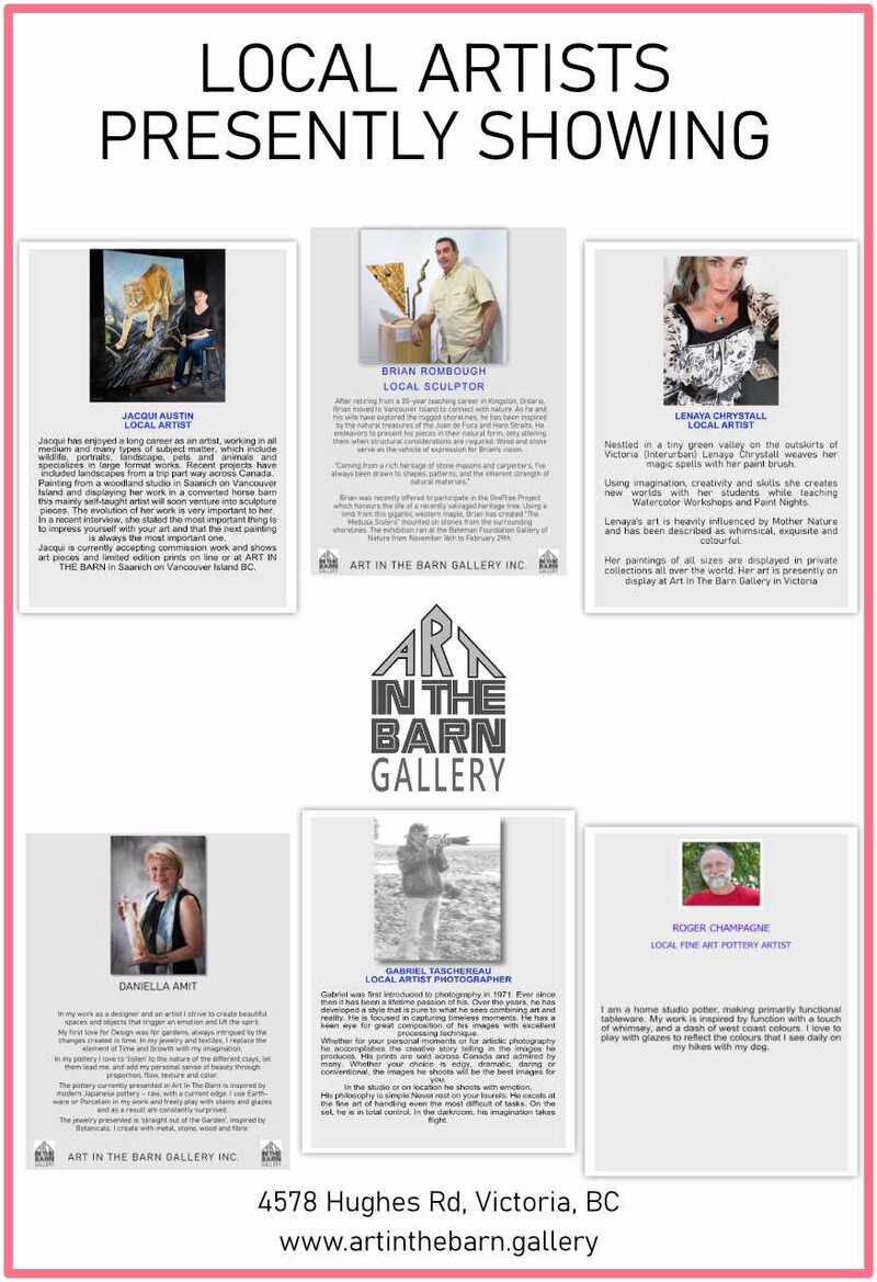 6 ARTISTS ART SHOW: jacqui austin, Gabriel Taschereau, Daniella Amit, Lenaya Chrystall, Roger Champagne, Brian Rombough @ Art In The Barn Gallery May 28 2021 - Jun 4th @ Art In The Barn Gallery