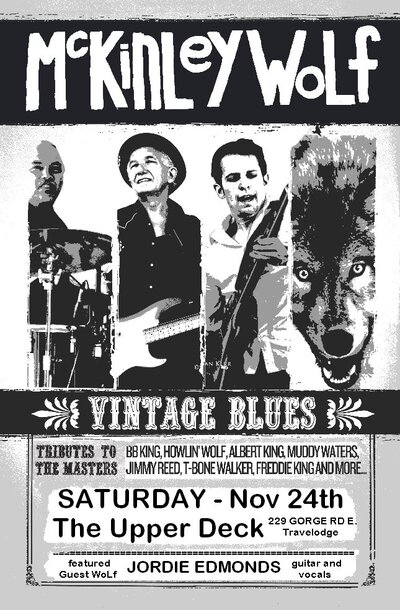 McKinley Wolf @ Upper Deck (in the Gorge Travelodge) Nov 24 2012 - Jun 7th @ Upper Deck (in the Gorge Travelodge)
