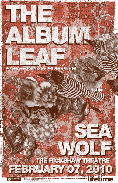 The Album Leaf, Sea Wolf, Anomie Bell @ Rickshaw Theatre Feb 7 2010 - May 10th @ Rickshaw Theatre