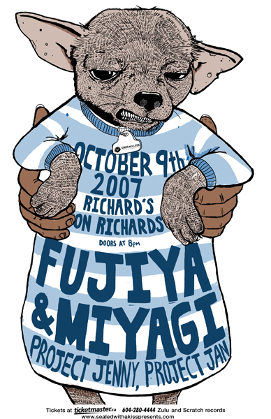 Fujiya & Miyagi, Project Jenny, Project Jan @ Richard's On Richards Oct 9 2007 - May 7th @ Richard's On Richards