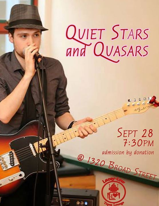 Quiet Stars and Quasars, Nic Whitehouse @ Lacey-Lou Tapas Lounge Sep 28 2014 - May 5th @ Lacey-Lou Tapas Lounge
