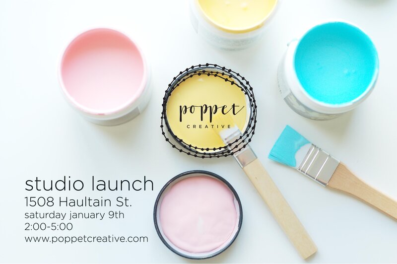 Poppet Creative Launch Party @ Poppet Creative Jan 9 2016 - May 1st @ Poppet Creative