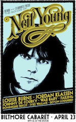 Songs of Neil Young (Day 2): Louise Burns, Jordan Klassen, Johnny De Courcy, War Baby, Failing, Dominique Fricot, Wild North, Altered by Mom @ The Biltmore Cabaret Apr 23 2014 - May 7th @ The Biltmore Cabaret