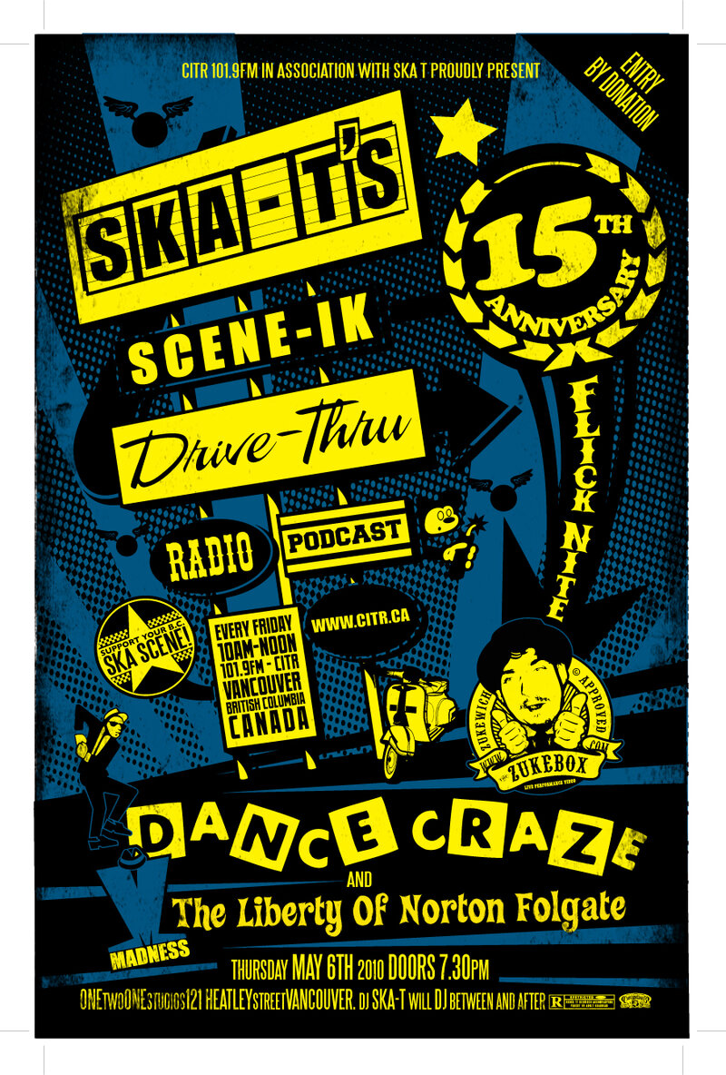 Scene-ik Drive 15th Anniversary Flick Night: Dj Ska-t @ One Two One Studios May 6 2010 - May 6th @ One Two One Studios