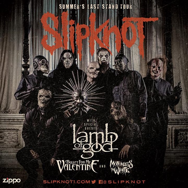 Slipknot, Lamb of God, Bullet For My Valentine, Motionless in White @ Rogers Arena - Aug 24, 2015