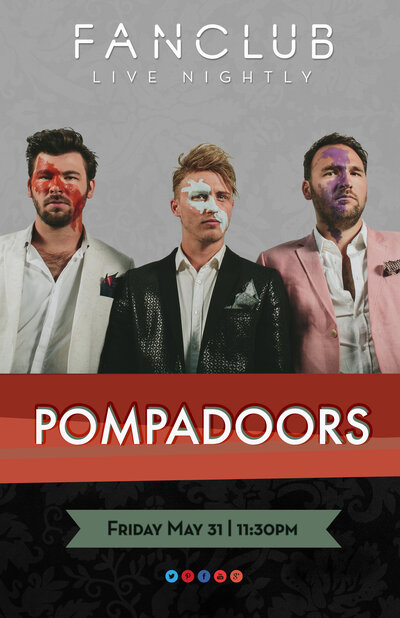 Incognito (with ), Nadine States, The Pompadoors @ Vancouver FanClub May 31 2014 - May 10th @ Vancouver FanClub