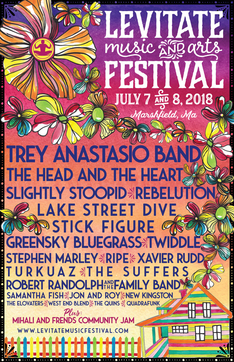 Jon and Roy, Trey Anastasio Band, The Head and the Heart, Xavier Rudd @ Levitate Music Festival - Jul 07, 2018