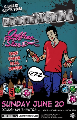 BrokeNCYDE: BROKENCYDE,  JEFFREE STAR @ Rickshaw Theatre Jun 20 2010 - Jun 14th @ Rickshaw Theatre