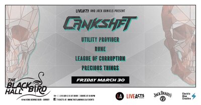 Utility Provider, Crnkshft @ THE FLAMINGO Mar 30 2018 - May 7th @ THE FLAMINGO