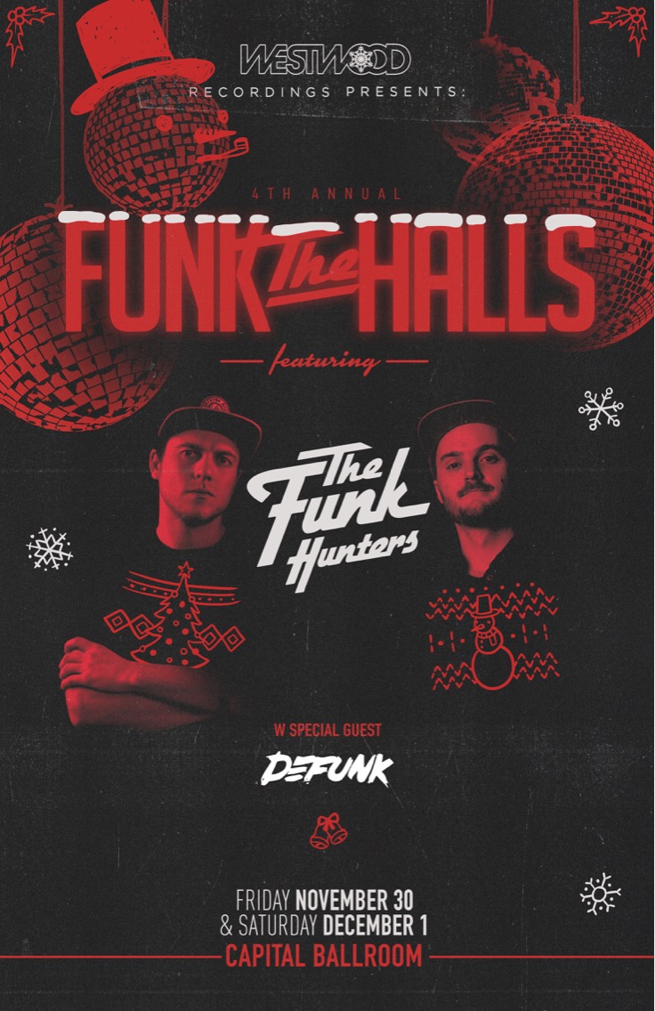 The Funk Hunters, Defunk, Distant Grand @ Capital Ballroom Dec 1 2018 - Jun 10th @ Capital Ballroom