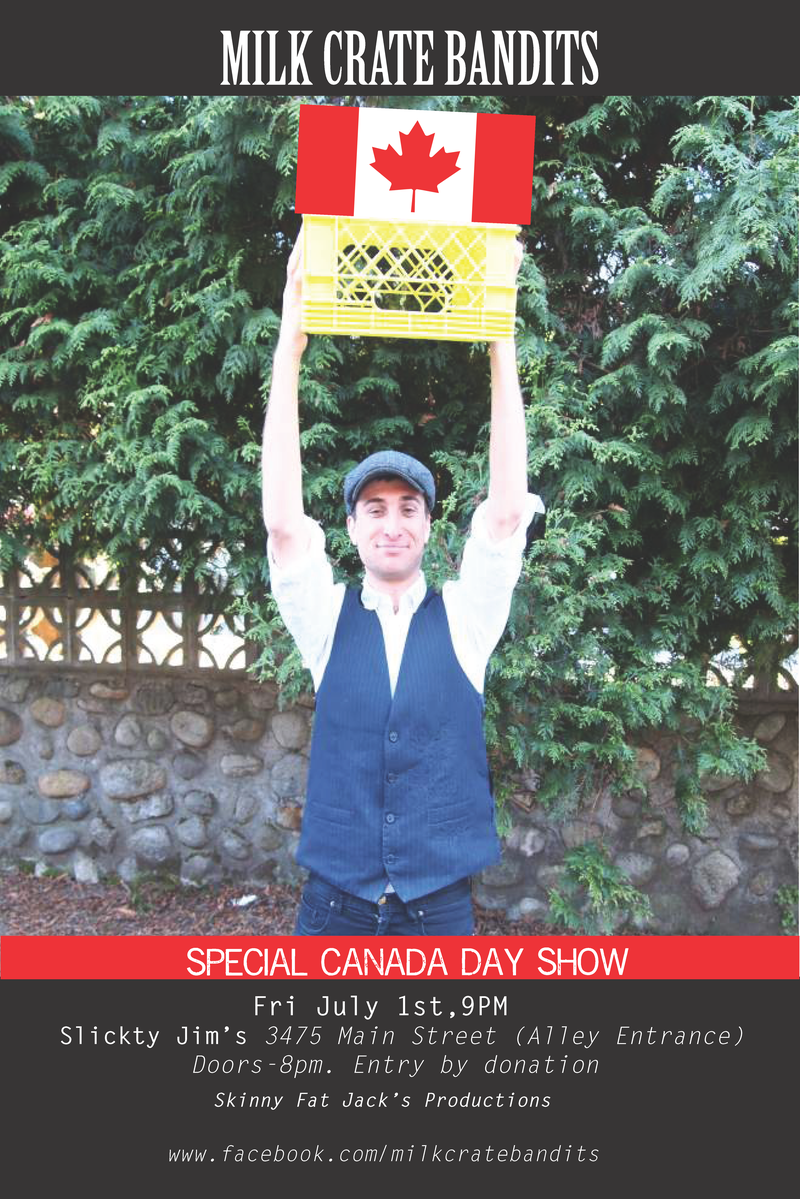 Vintage New Orleans Jazz Party for Canada Day: Milk Crate Bandits @ Slickity Jim's Jul 1 2016 - May 6th @ Slickity Jim's
