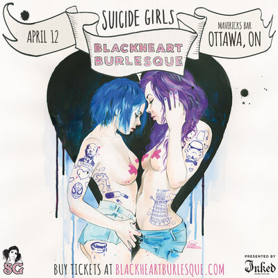 Unlike Any Other Burlesque Show!: The Suicide Girls (Blackheart Burlesque) @ Mavericks - Apr 12, 2014