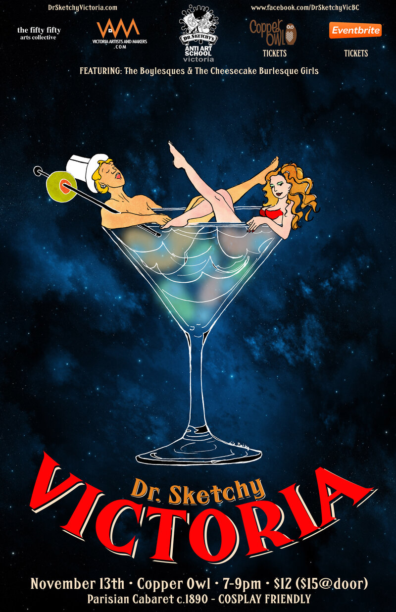 Dr. Sketchy's @ Copper Owl Nov 13 2013 - Jun 12th @ Copper Owl