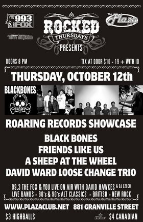 A Sheep at the Wheel, David Ward, Blackbones, Friends Like Us @ Plaza Club Oct 12 2006 - May 7th @ Plaza Club