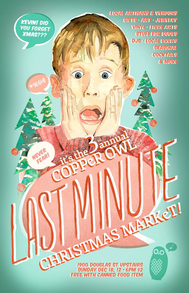 The 3rd Annual Copper Owl Last Minute Christmas Market & Party!: Audio Osmosis @ Copper Owl Dec 18 2016 - Jun 10th @ Copper Owl
