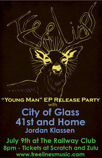 City of Glass, 41st and Home, Treelines @ Railway Club Jul 9 2010 - May 7th @ Railway Club