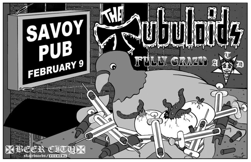 The Tubuloids, Fully Crazed, ATD @ Savoy Pub - Feb 09, 2018
