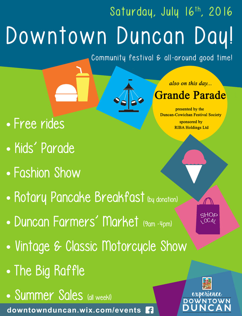 Downtown Duncan Day! @ City Square Stage Jul 16 2016 - May 7th @ City Square Stage