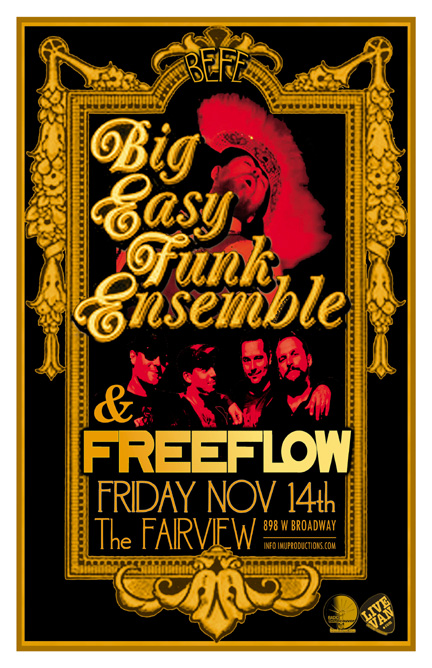 Big Easy Funk Ensemble, Freeflow @ Fairview Pub Nov 14 2014 - May 7th @ Fairview Pub
