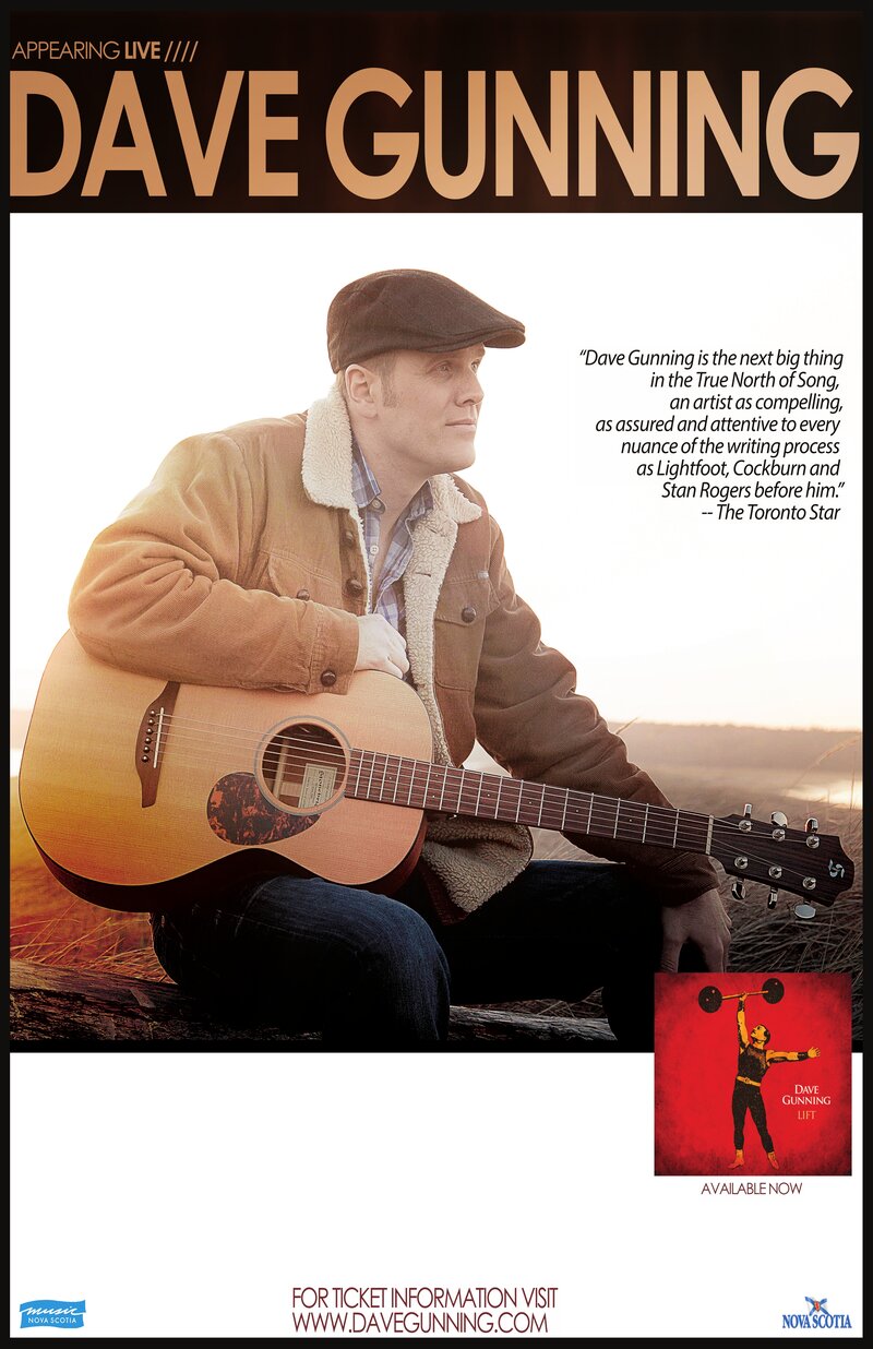Juno Award Winner, East Coast Music Award Winner and Canadian Folk Music Award Winner!: Dave Gunning @ Sports View Lounge Mar 24 2017 - Jun 6th @ Sports View Lounge