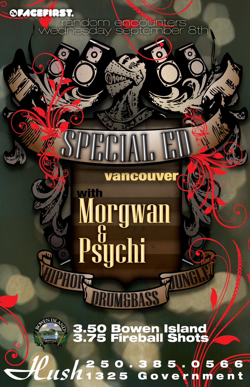 Old school vinyl (Hip Hop, Dnb, Reggae, Jungle): Special Ed, Morgwan, Psychi @ Hush Sep 8 2010 - May 6th @ Hush