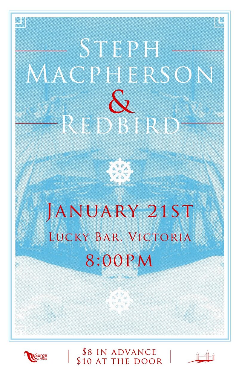 Steph Macpherson & Redbird!: Steph Macpherson, Redbird @ Lucky Bar Jan 21 2012 - May 14th @ Lucky Bar