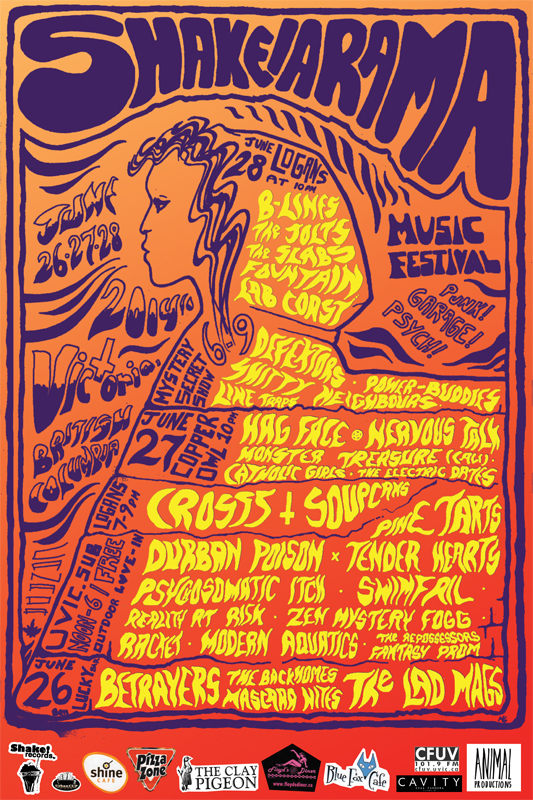 SHAKE/ARAMA Festival with, CROSSS, SOUPCANS, *FREE* tape at this show!! @ Logan's Pub Jun 27 2014 - May 6th @ Logan's Pub