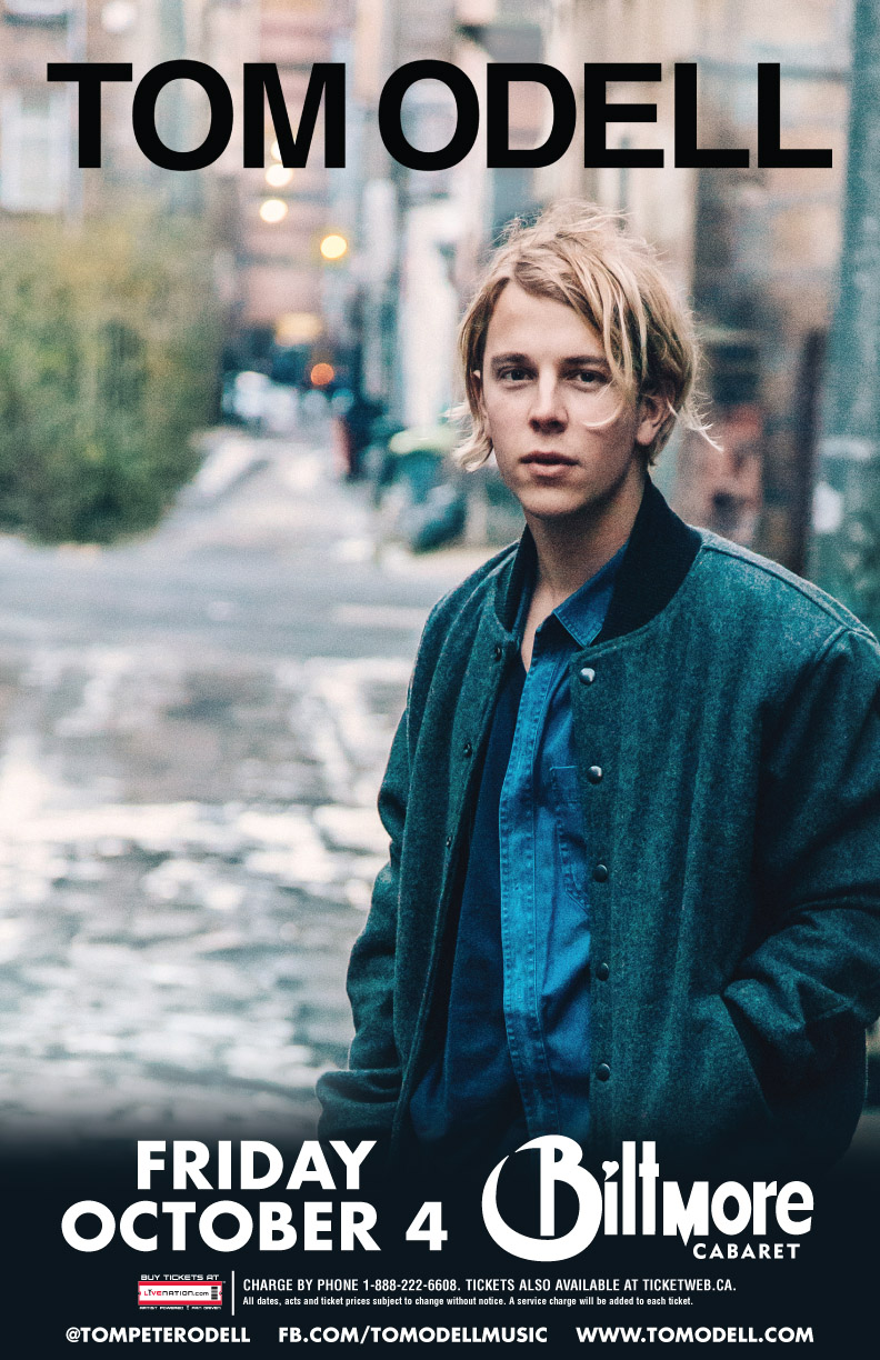 Tom Odell @ The Biltmore Cabaret Oct 4 2013 - Jun 19th @ The Biltmore Cabaret