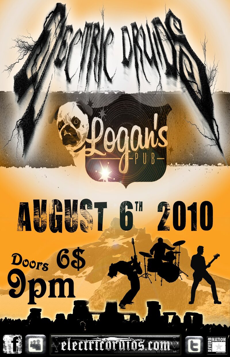 Electric Druids, Danger Floyd @ Logan's Pub Aug 6 2010 - Jun 14th @ Logan's Pub