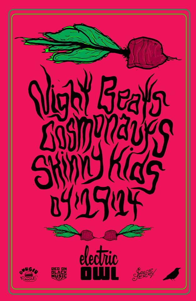Night Beats, Cosmonauts, Skinny Kids @ Electric Owl - Apr 19, 2014