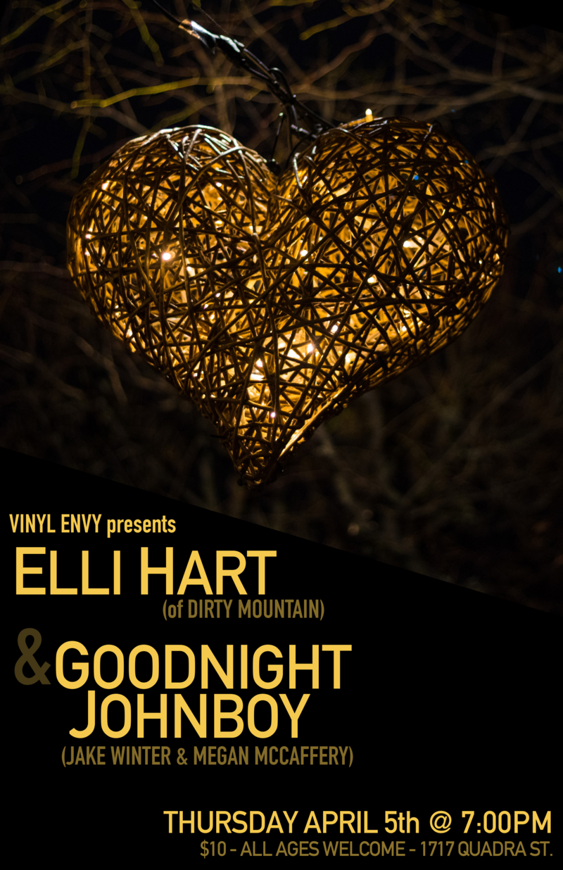 Elli Hart, Goodnight Johnboy @ Vinyl Envy Apr 5 2018 - Jun 4th @ Vinyl Envy