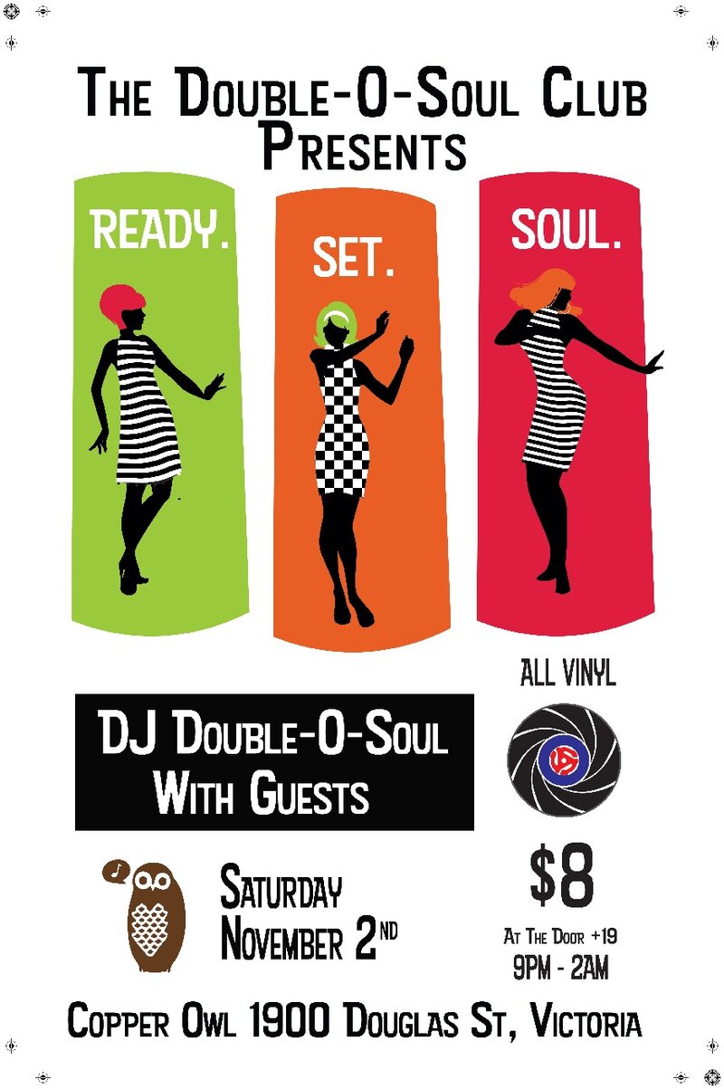 Ready Set Soul: Double O Soul @ Copper Owl Nov 2 2019 - Jun 4th @ Copper Owl