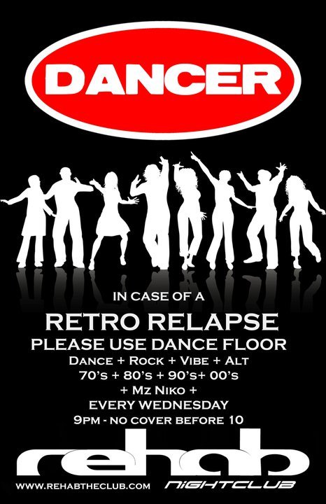 Retro Relapse: Unlinked Musician @ REHAB NIGHTCLUB Feb 9 2011 - Jun 7th @ REHAB NIGHTCLUB