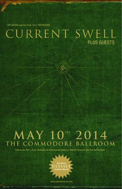 Current Swell @ The Commodore Ballroom - May 10, 2014