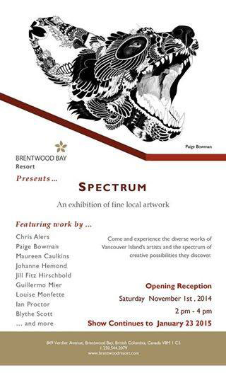 Spectrum a Group Show @ The Gallery at Brentwood Bay Resort - Nov 01, 2014