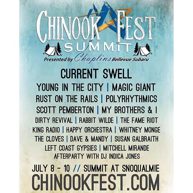 Current Swell, Young in the City, Rabbit Wilde @ Chinook Fest - Jul 09, 2016