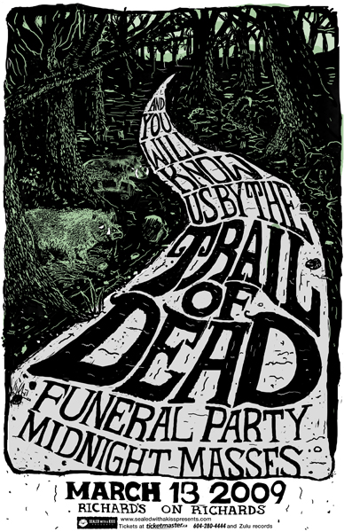 ...And You Will Know Us By the Trail of Dead, Funeral Party, Midnight Masses @ Richard's On Richards - Mar 13, 2009