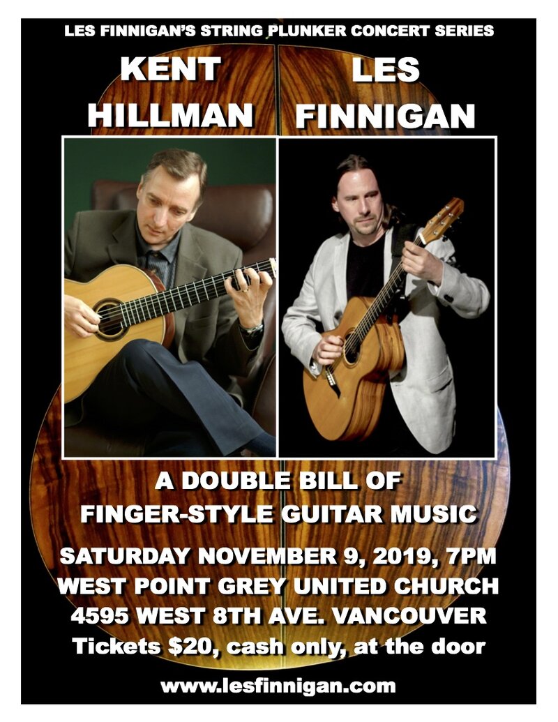 Kent Hillman, Les Finnigan @ West Point Grey United Church Nov 9 2019 - May 6th @ West Point Grey United Church