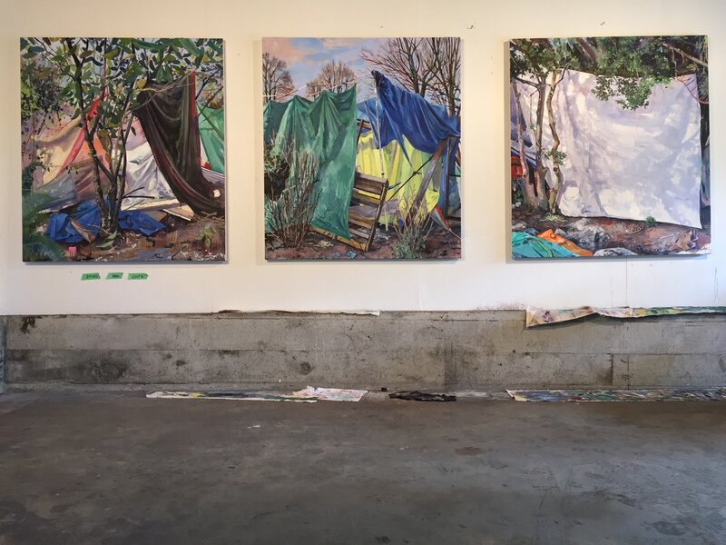 Jeremy Herndl : Sticks and Cloth @ Odeon Alley Window Jun 9 2016 - Jul 14th @ Odeon Alley Window