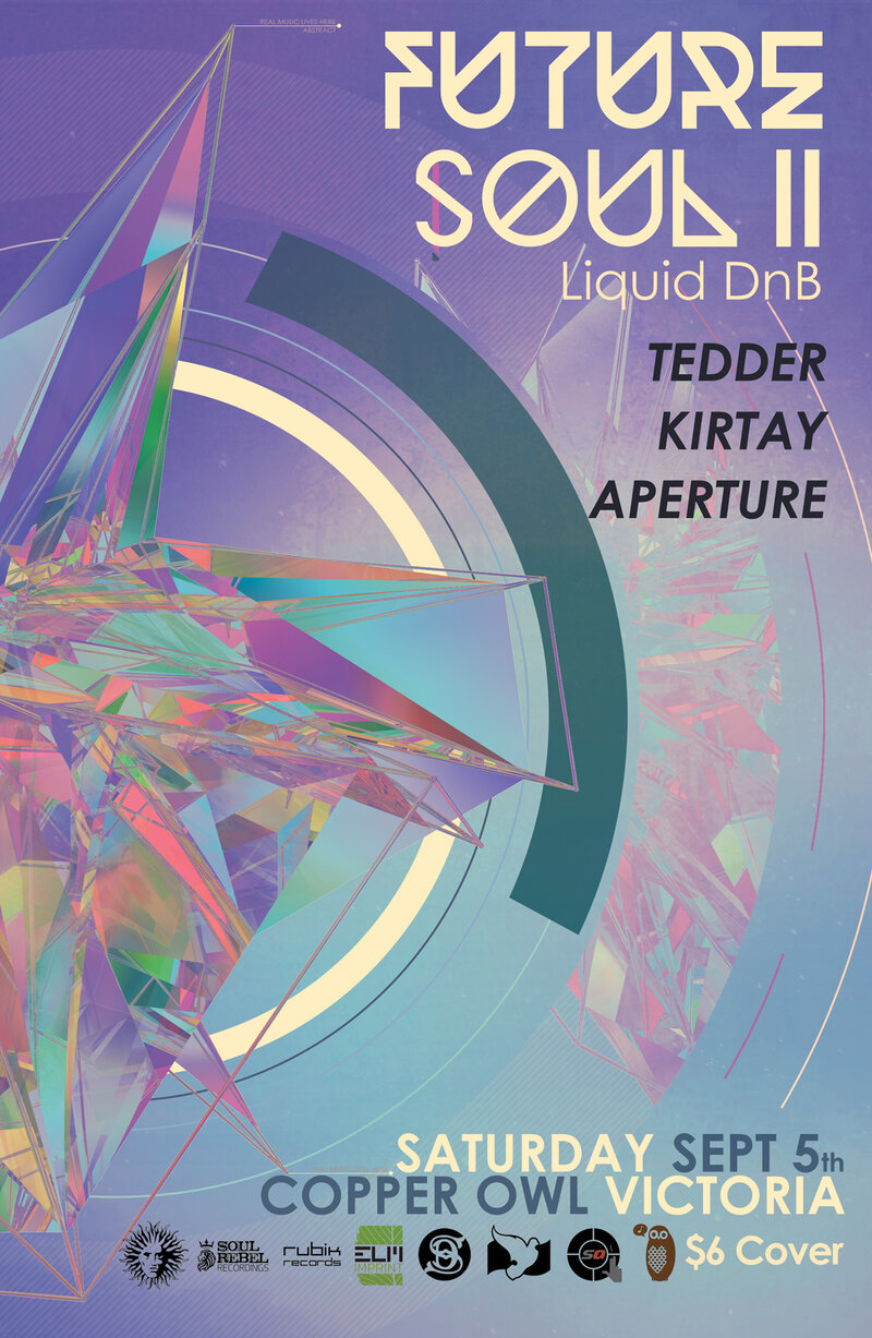 FUTURE SOUL II feat.: Tedder, KIRTAY, Aperture @ Copper Owl Sep 5 2015 - Jun 4th @ Copper Owl