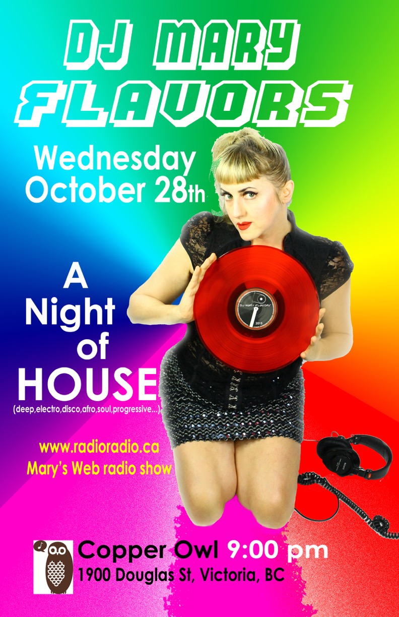 Records & Cocktails > > Wednesdays @ Copper Owl with: DJ Mary Flavors @ Copper Owl Oct 28 2015 - Jun 4th @ Copper Owl