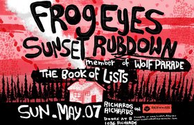 Frog Eyes / Sunset Rubdown, Frog Eyes, Sunset Rubdown, , The Book of Lists @ Richard's On Richards - May 07, 2006