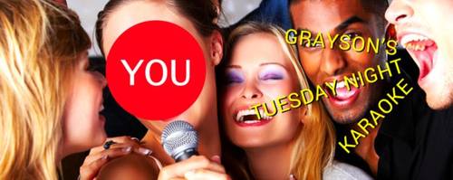 Grayson Walker's Karaoke @ Logan's Pub May 17 2016 - Jun 11th @ Logan's Pub