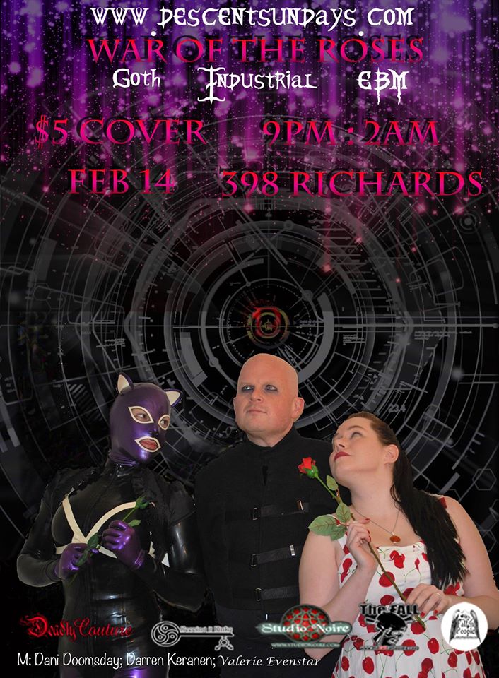 Descent Sunday's - War of The Roses: Descent Sunday's - War of The Roses  @ The Red Room Feb 14 2016 - Jun 23rd @ The Red Room