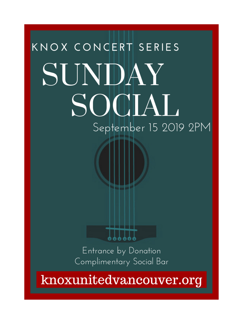Sin&eacute;ad White, Christina Hutten @ Knox United Church Sep 15 2019 - May 8th @ Knox United Church