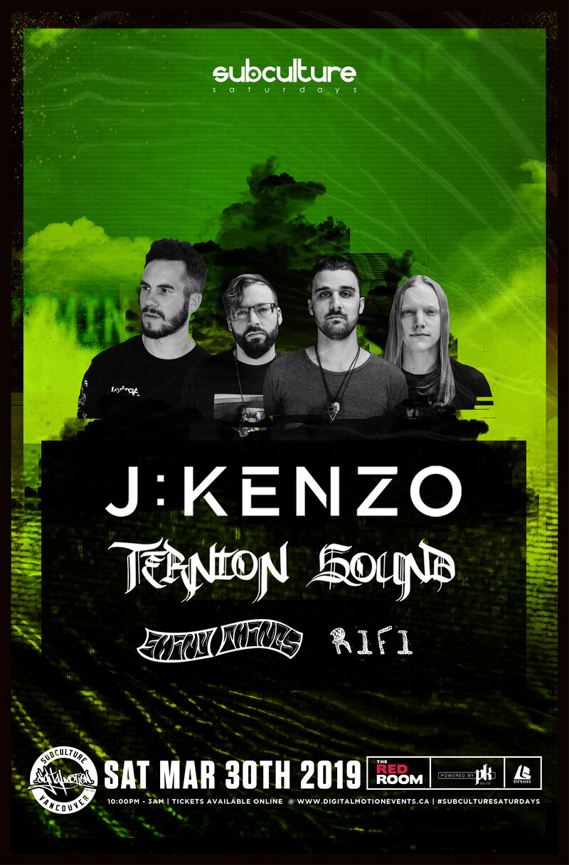 J:KENZO, Ternion Sound, SHINY THINGS, RIFI @ The Red Room Mar 30 2019 - Jun 15th @ The Red Room