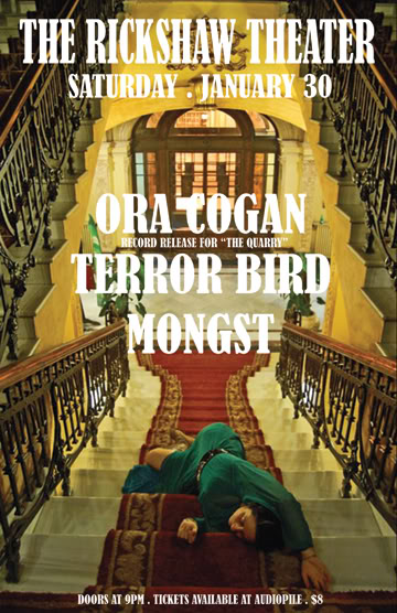 Ora Cogan, Terror Bird (Nikki Nevver) , MONGST @ Rickshaw Theatre Jan 30 2010 - May 6th @ Rickshaw Theatre