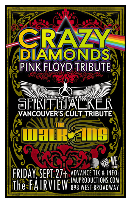 Crazy Diamonds, Spiritwalker, The Walk-Ins @ Fairview Pub Sep 27 2013 - May 6th @ Fairview Pub